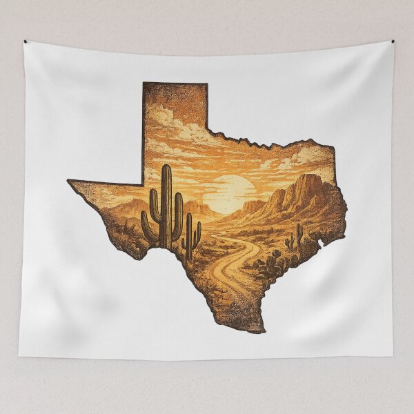 Item preview, Texas Adventure Shirt | Desert Landscape Vintage Design designed and sold by FalistY.