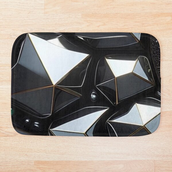 Aperçu de l'œuvre Carreaux métalliques gris miroir, motif décoratif minimaliste simple créée et vendue par Arjun4282.