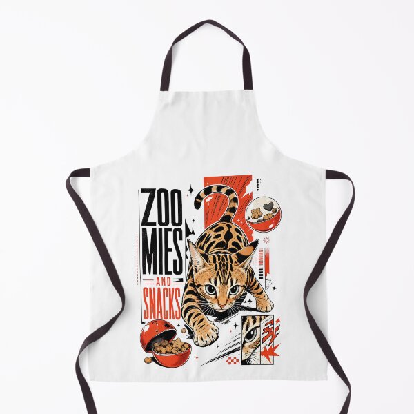 Item preview, Zoomies & Snacks – Modern Anime Bengal Cat designed and sold by Bengoer18.