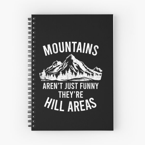 Item preview, Mountains Aren't Just Funny, They're Hill Areas - Dad Joke designed and sold by malicaferrha.