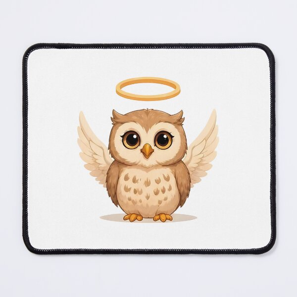 Item preview, Angelic Guardian Owl – Wise Winged Protector designed and sold by Icareis-Studios.