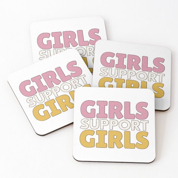 Item preview, Girls Support Girls Retro Typography | Women Supporting Women | Feminist Empowerment Quote designed and sold by Velora Printss.
