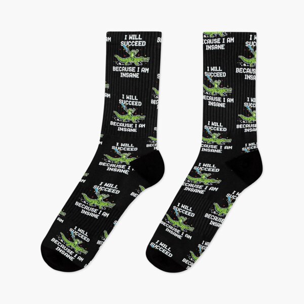 Item preview, I Will Succeed Because I Am Insane Fantasy Meme designed and sold by Redgiant87x.