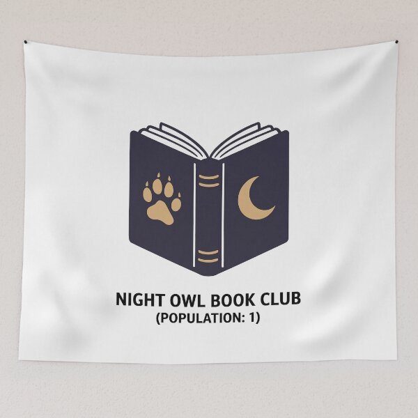 Item preview, Night Owl Book Club Population One Aesthetic designed and sold by BobbyTee Merch.