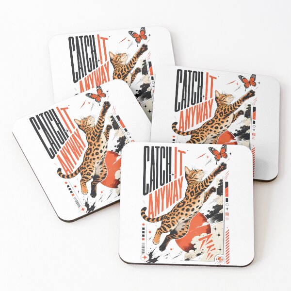 Item preview, Catch It Anyway – Dynamic Bengal Cat Jump designed and sold by Bengoer18.