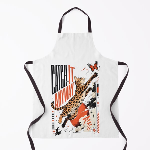 Item preview, Catch It Anyway – Dynamic Bengal Cat Jump designed and sold by Bengoer18.