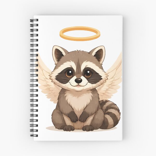 Item preview, Angelic Guardian Raccoon – Heavenly Mischief Maker designed and sold by Icareis-Studios.