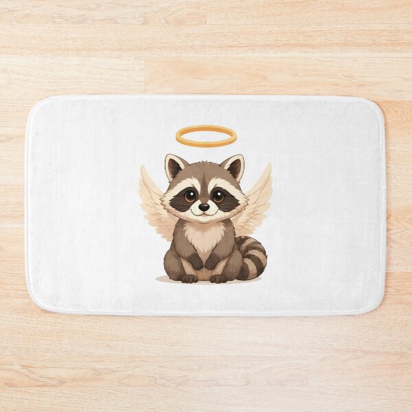 Item preview, Angelic Guardian Raccoon – Heavenly Mischief Maker designed and sold by Icareis-Studios.