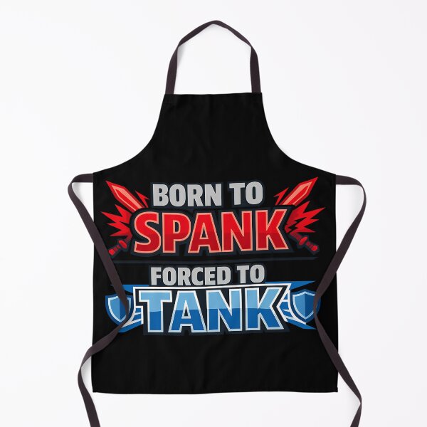 Item preview, Born To Spank Forced To Tank Funny MMO RPG Gaming Shirt designed and sold by TeeTimeTreasure.