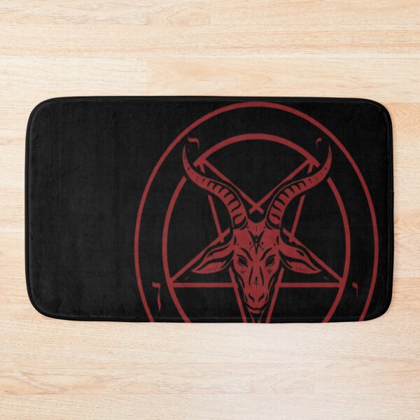 Item preview, Black with Red Baphomet Pentagram of The Church designed and sold by vhoa6350.