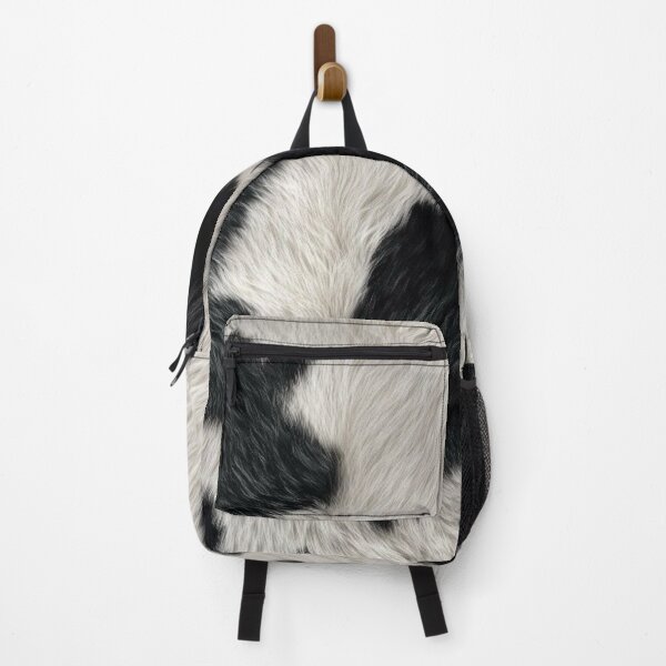 Item preview, Black and White Fluffy Cow Hide Fur Texture Pattern designed and sold by LYAN-STORE.