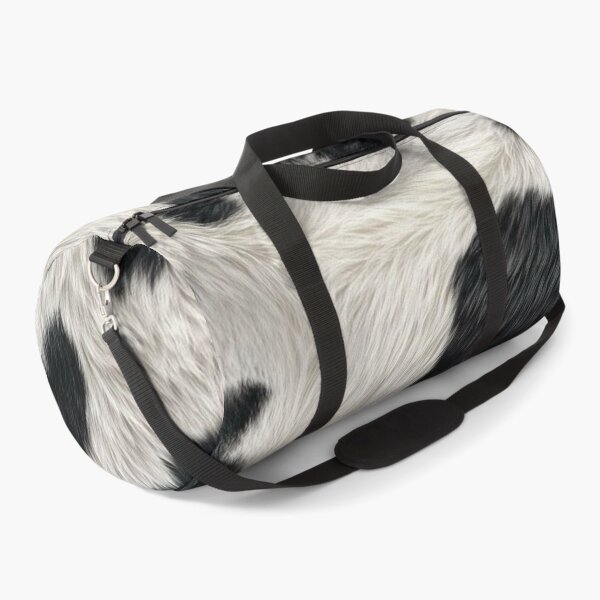 Item preview, Black and White Fluffy Cow Hide Fur Texture Pattern designed and sold by LYAN-STORE.