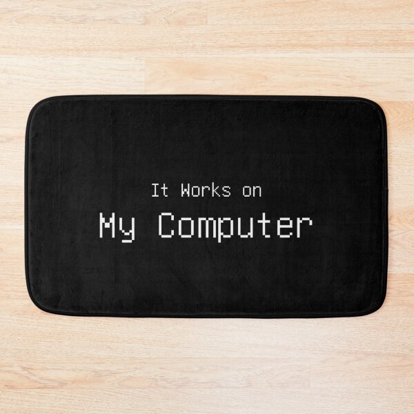 Item preview, It Works On My Computer Funny Programmer Tee designed and sold by low battery meme design.