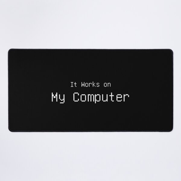 Item preview, It Works On My Computer Funny Programmer Tee designed and sold by low battery meme design.