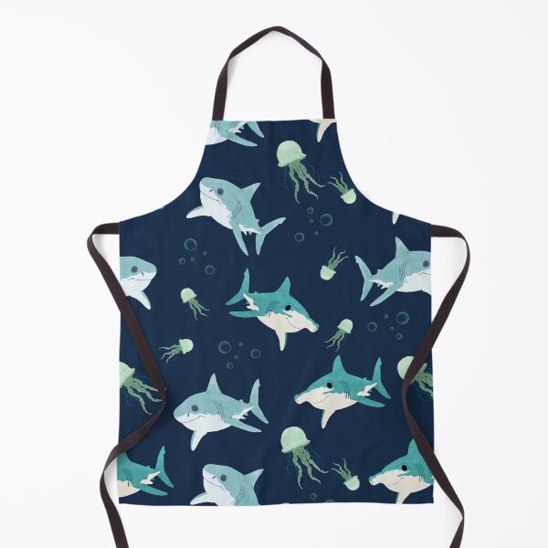 Item preview, Shark Dance Seamless Design, Marine Animals designed and sold by mistywoodstudio.