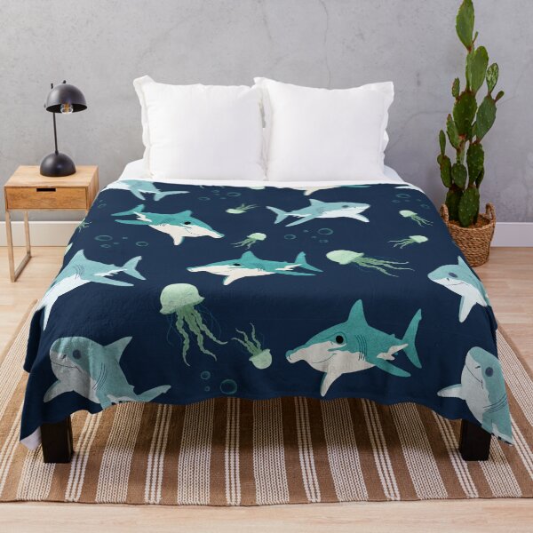 Item preview, Shark Dance Seamless Design, Marine Animals designed and sold by mistywoodstudio.