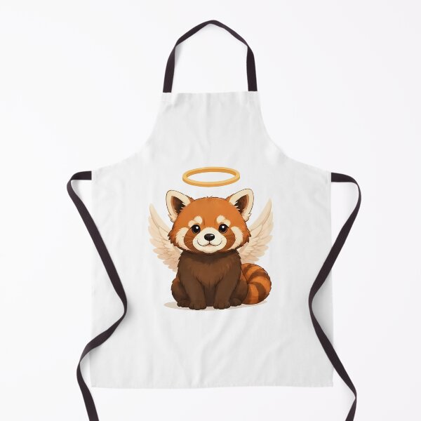 Item preview, Angelic Guardian Red Panda – Whimsical Heavenly Friend designed and sold by Icareis-Studios.