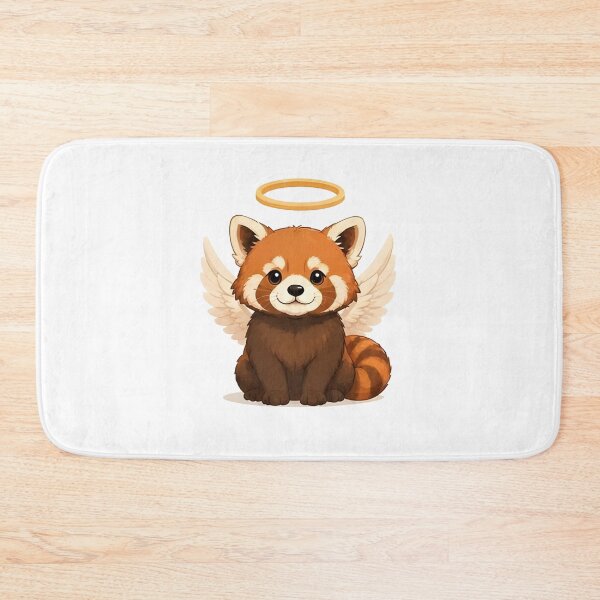 Item preview, Angelic Guardian Red Panda – Whimsical Heavenly Friend designed and sold by Icareis-Studios.