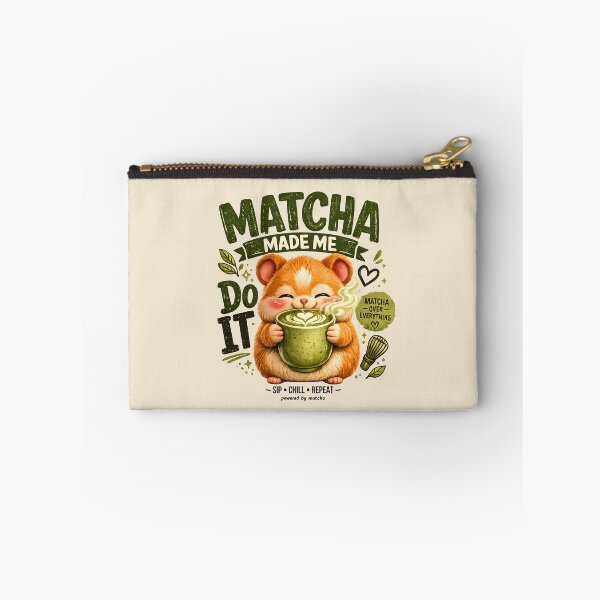 Item preview, Matcha Hamster – Matcha Made Me Do It designed and sold by Pick'n Quick.