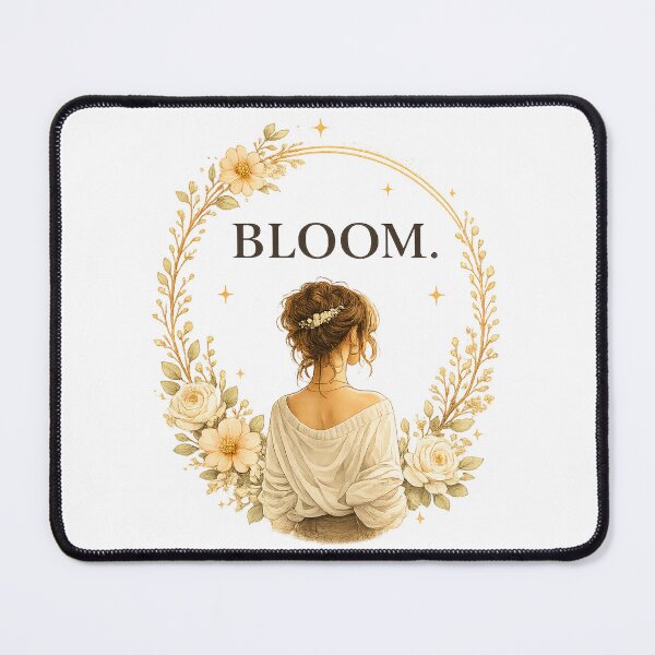 Item preview, Bloom in Your Own Time - Floral illustration for personal development designed and sold by ElleMind.