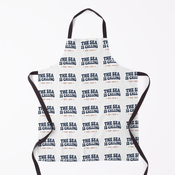 Item preview, The Sea Is Calling Retro Vacation Typography designed and sold by MWSailingClub.