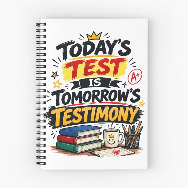 Item preview, Today's Test is Tomorrow's Testimony Back To School T-Shirt – Funny Gamer Student First Day School Graphic Tee designed and sold by Artimax-Studio.