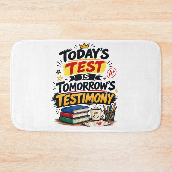 Item preview, Today's Test is Tomorrow's Testimony Back To School T-Shirt – Funny Gamer Student First Day School Graphic Tee designed and sold by Artimax-Studio.