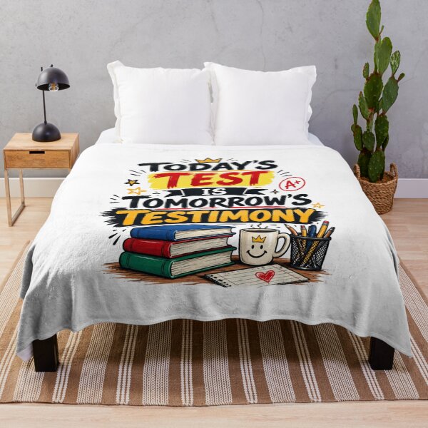 Item preview, Today's Test is Tomorrow's Testimony Back To School T-Shirt – Funny Gamer Student First Day School Graphic Tee designed and sold by Artimax-Studio.