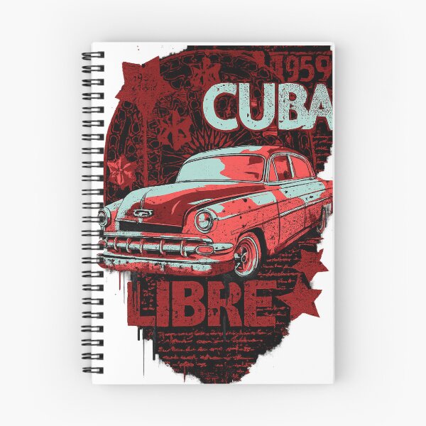 Item preview, Cuba Libre Classic Vintage Car Graphic designed and sold by Lin-B-Designs.