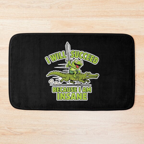 Item preview, I Will Succeed Because I Am Insane Frog Warrior designed and sold by Redgiant87x.
