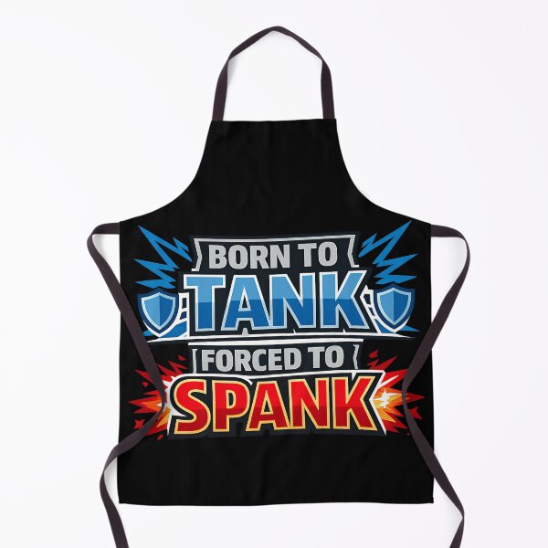 Item preview, Born To Tank Forced To Spank Funny MMO RPG Gaming Shirt designed and sold by TeeTimeTreasure.