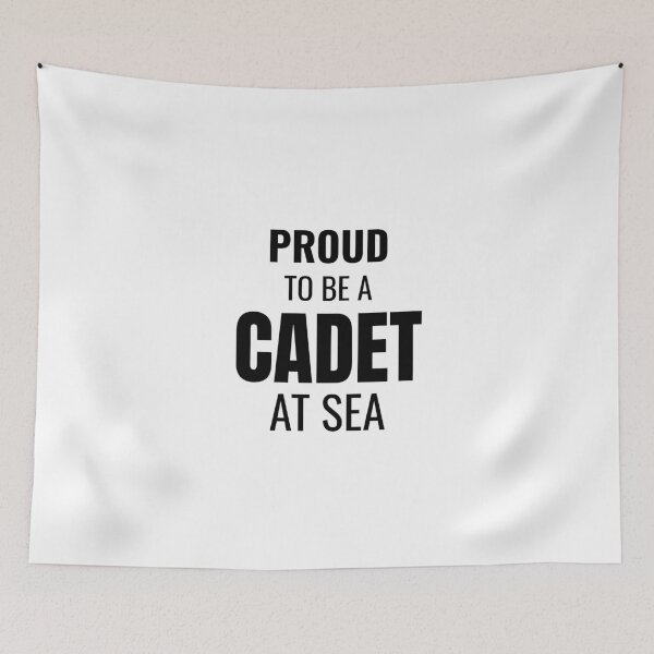 Item preview, Proud to be a Cadet at Sea (Black) designed and sold by ShipCrewNation.