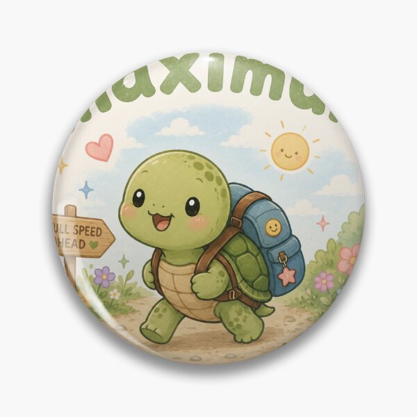 Item preview, Maximum Overdrive Funny Turtle Shirt | Cute Hiking Tortoise Graphic Tee | Turtle Lover Gift designed and sold by SleepyLlamaClothes.