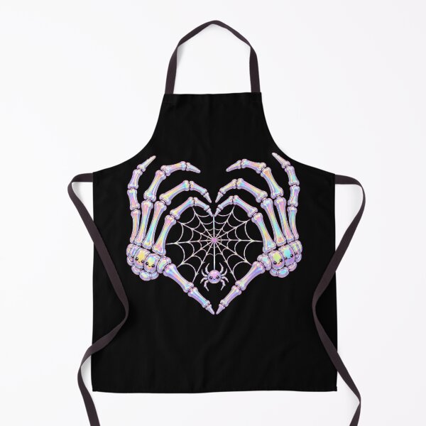 Item preview, Cute skeleton hands with spider web heart design halloween designed and sold by rafaeltto.