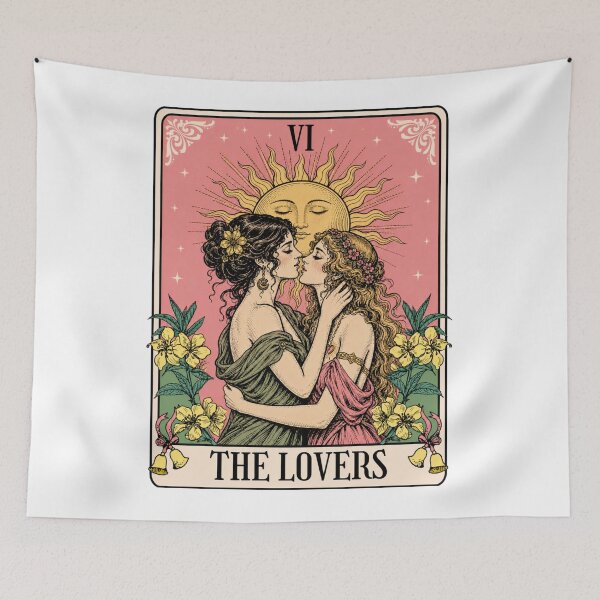 Item preview, The Lovers (Lesbian) designed and sold by Peace And Yogi.