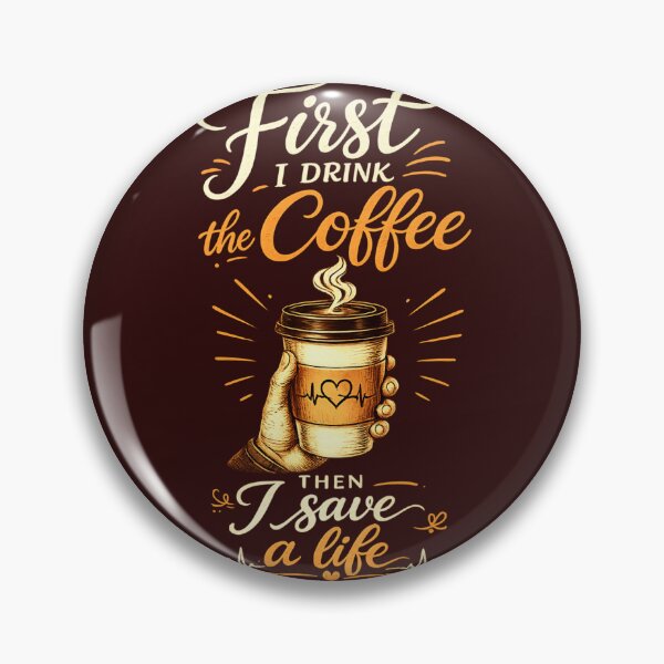 Item preview, First I Drink the Coffee designed and sold by ECWhite JR Designs.