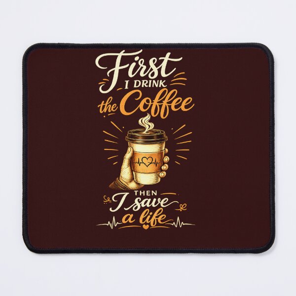 Item preview, First I Drink the Coffee designed and sold by ECWhite JR Designs.