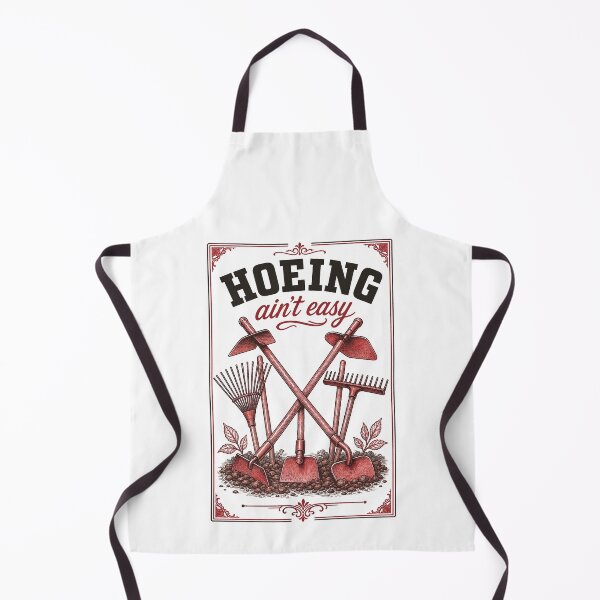 Item preview, Hoeing Aint Easy Organic Gardening designed and sold by LuminOrb.