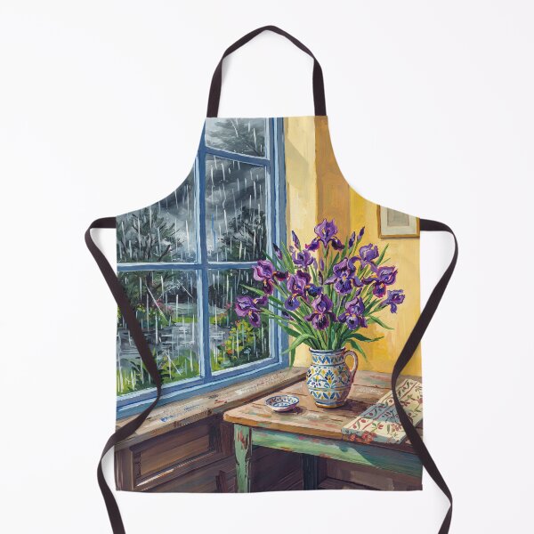 Item preview, Vase Of Iris Flowers designed and sold by Home Decor Art.
