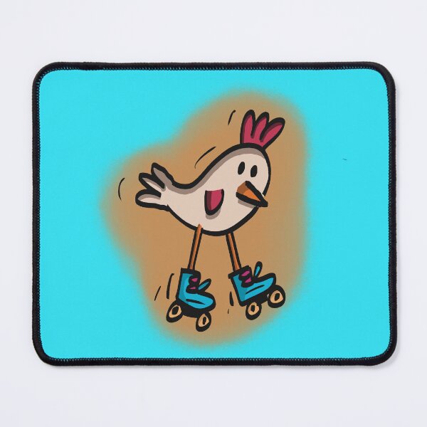 Item preview, Roller skating chicken designed and sold by SombreroDoodles.