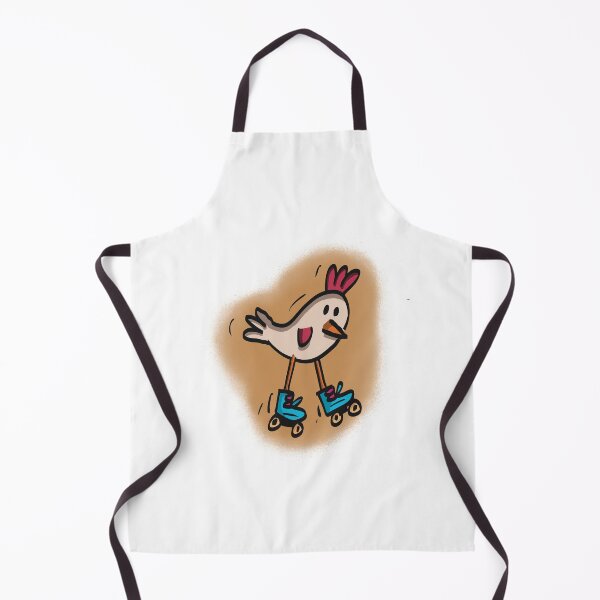 Item preview, Roller skating chicken designed and sold by SombreroDoodles.
