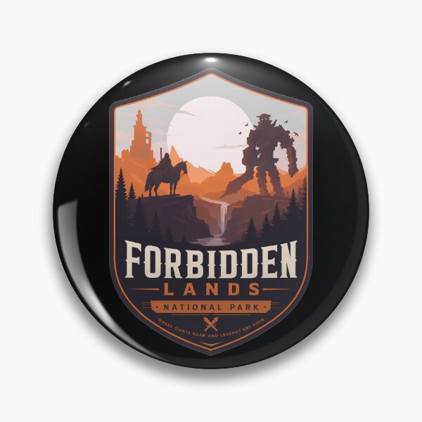 Item preview, Forbidden Lands National Park Nature Landscape designed and sold by FrontierCosmic.