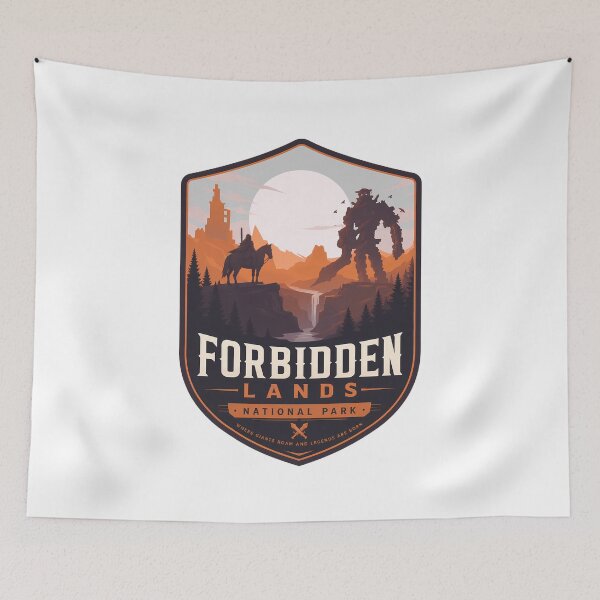 Item preview, Forbidden Lands National Park Nature Landscape designed and sold by FrontierCosmic.
