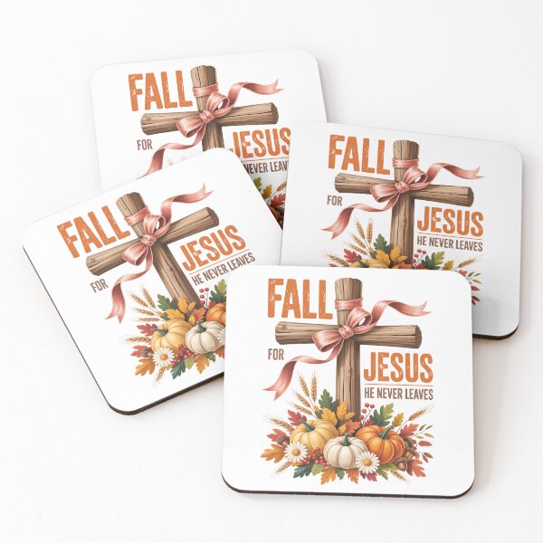 Item preview, FALL FOR JESUS HE NEVER LEAVES designed and sold by jkrphoto.