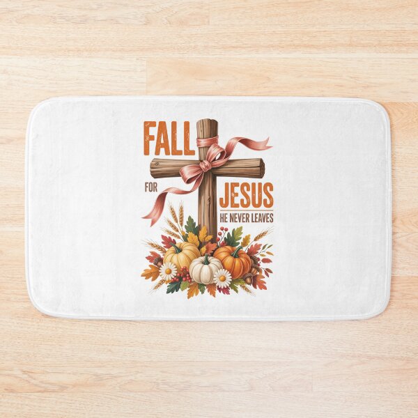 Item preview, FALL FOR JESUS HE NEVER LEAVES designed and sold by jkrphoto.