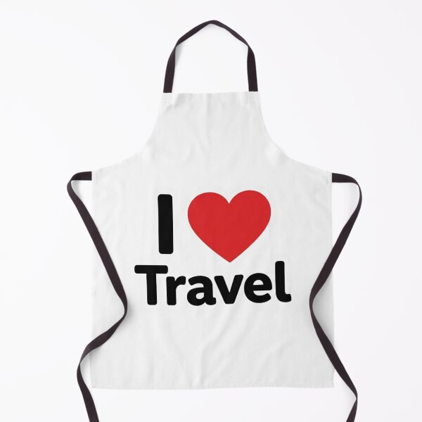 Item preview, I Love Travel Gift Cute Wanderlust Art Graphic Traveler Present for Vacation and Adventure Fans designed and sold by raedattia.