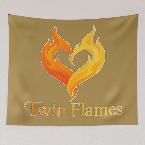 Item preview, Twin Flames Intertwined Minimalist Heart Design designed and sold by Aliplus+.