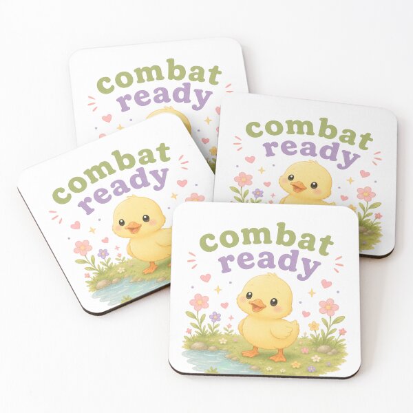 Item preview, Combat Ready Cute Duckling Shirt | Funny Baby Duck Graphic Tee | Wholesome Duck Lover Gift designed and sold by SleepyLlamaClothes.