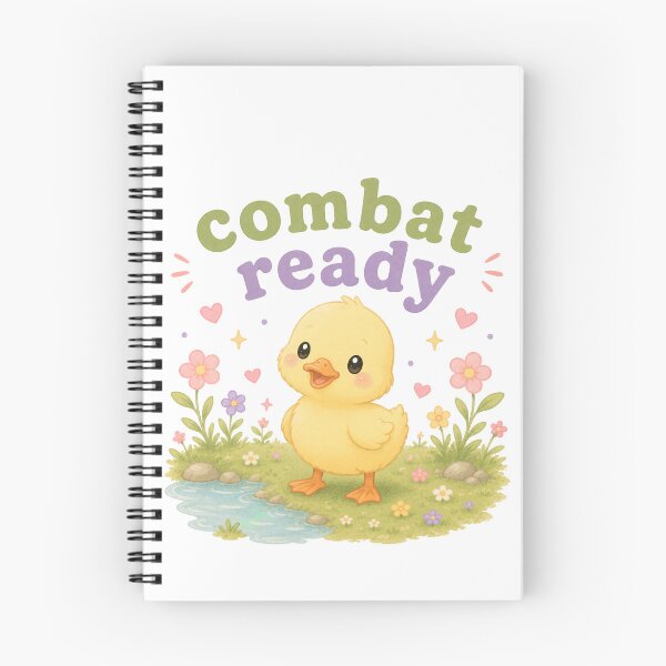 Item preview, Combat Ready Cute Duckling Shirt | Funny Baby Duck Graphic Tee | Wholesome Duck Lover Gift designed and sold by SleepyLlamaClothes.