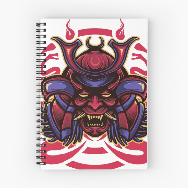 Item preview, Japanese Oni Samurai Mask Graphic designed and sold by RiderSpoon.